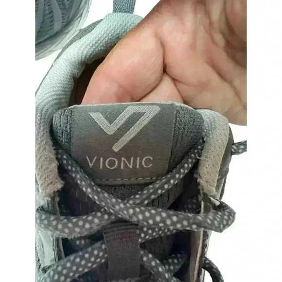 Vionic Brisk Miles Gray Low Top Sneakers Women's 6 - Picture 6 of 11
